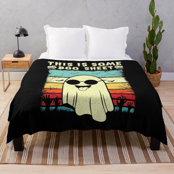 Item preview, This Is Some Boo Sheet – Funny Retro Ghost Halloween designed and sold by Galaxi Tee.
