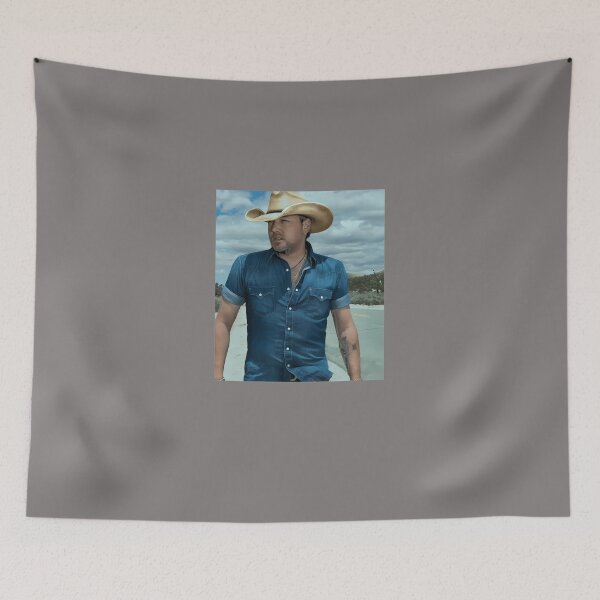 Item preview, DARK-GREY-JASON-ALDEAN-MUSIC-COUNTRY-SINGER-NOSAJ-ALDEAN-NAEDLA-JASON-MOUNTAIN designed and sold by WilliamRidenho.