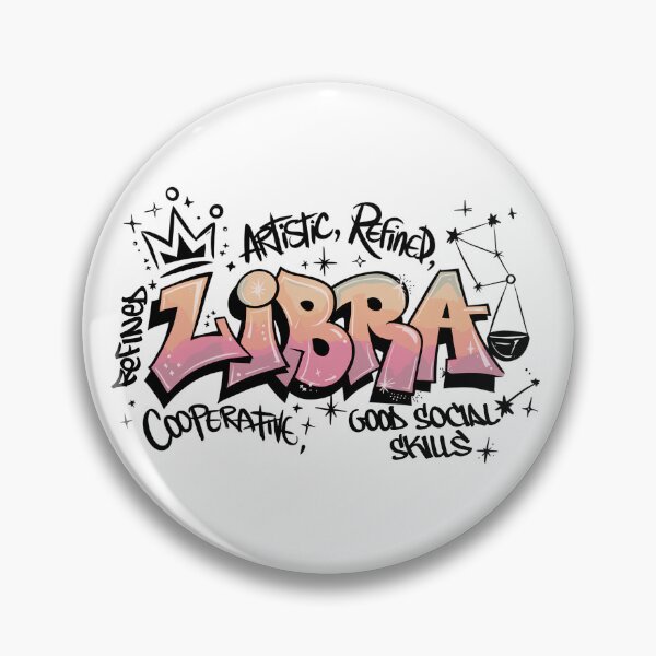 Item preview, Libra Zodiac Personality Graphic – Astrology Star Sign Design for Balanced Libras designed and sold by JoeZigns81.