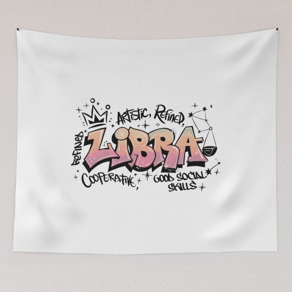 Item preview, Libra Zodiac Personality Graphic – Astrology Star Sign Design for Balanced Libras designed and sold by JoeZigns81.