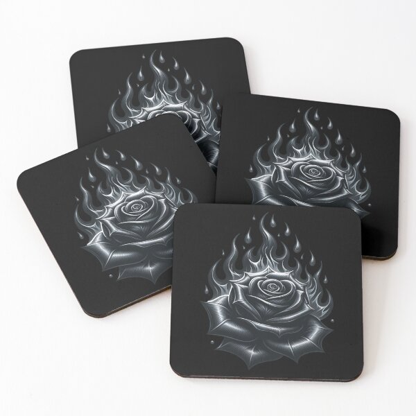 Item preview, Black Eternal Burning Rose of Rememberance designed and sold by KunoKR.