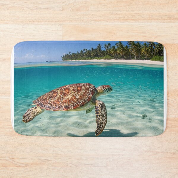 Item preview, Tranquil Turtle's Tropical Escape designed and sold by ART-POD-PL.