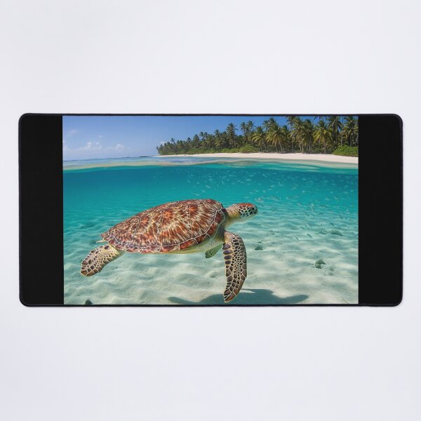 Item preview, Tranquil Turtle's Tropical Escape designed and sold by ART-POD-PL.
