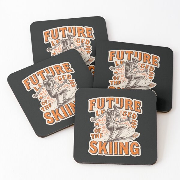 Item preview, Future Skiing Legend Skeleton Athlete designed and sold by Zakrytos ★★★★★.