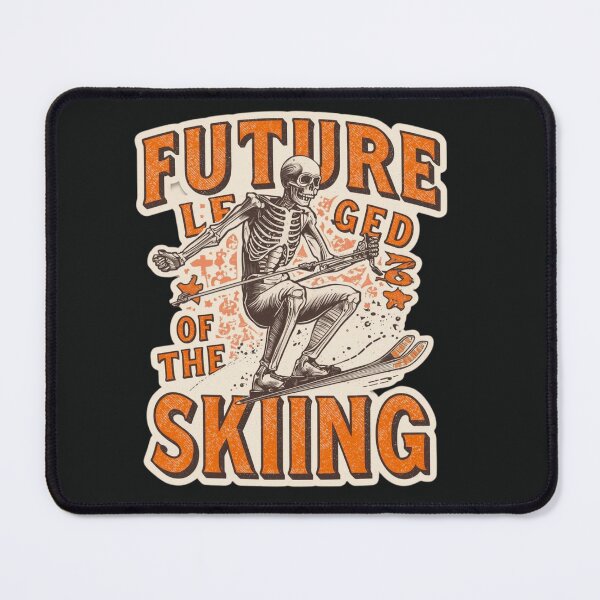 Item preview, Future Skiing Legend Skeleton Athlete designed and sold by Zakrytos ★★★★★.