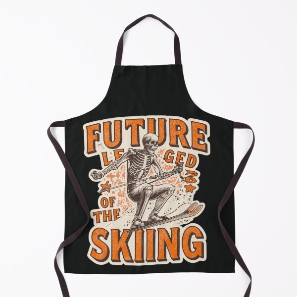 Item preview, Future Skiing Legend Skeleton Athlete designed and sold by Zakrytos ★★★★★.