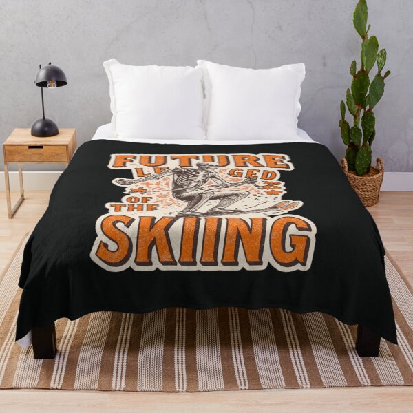 Item preview, Future Skiing Legend Skeleton Athlete designed and sold by Zakrytos ★★★★★.