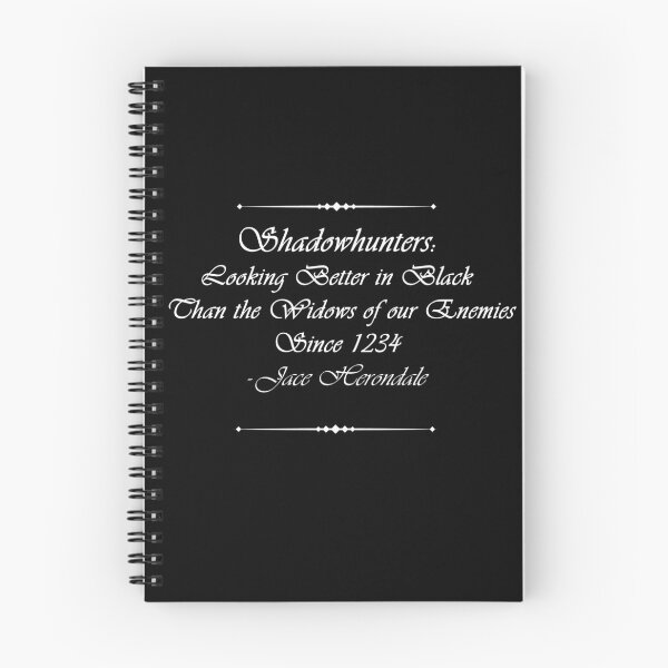 Item preview, Better in Black - Shadowhunters quote designed and sold by Lil-Undead.