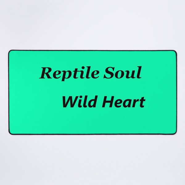 Item preview, "Reptile soul, wild heart" designed and sold by EugeniaAraya.