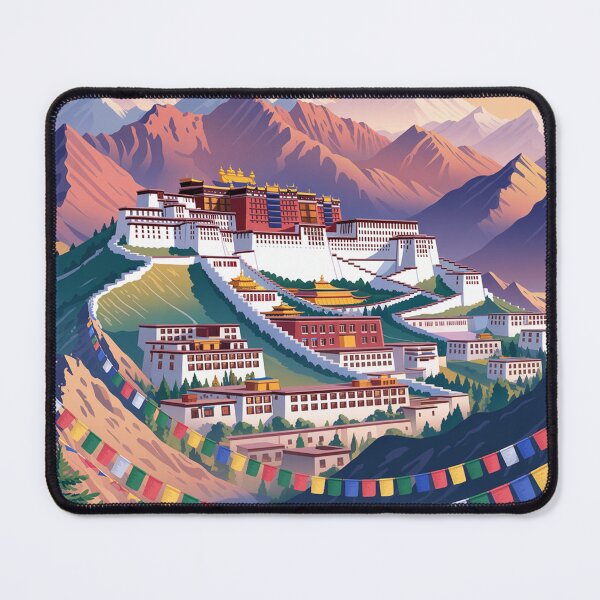 Item preview, Мajestic city of Lhasa, the heart of Tibetan Buddhism. designed and sold by Lilashakti ⭐️ ⭐️ ⭐️ ⭐️ ⭐️.