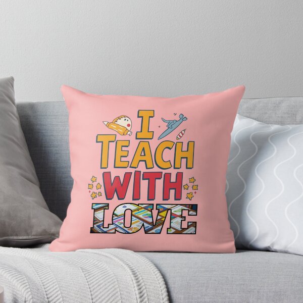 Item preview, I teach with Love | Melon designed and sold by HowBoutThatTees.