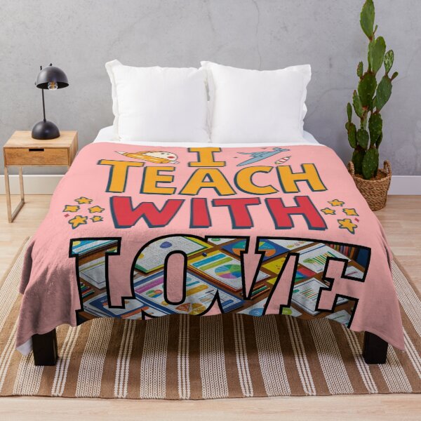 Item preview, I teach with Love | Melon designed and sold by HowBoutThatTees.