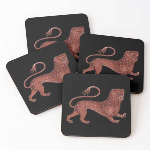 Item preview, Leopard from the Aberdeen Bestiary – 12th Century Medieval Art designed and sold by EmersionPrints.