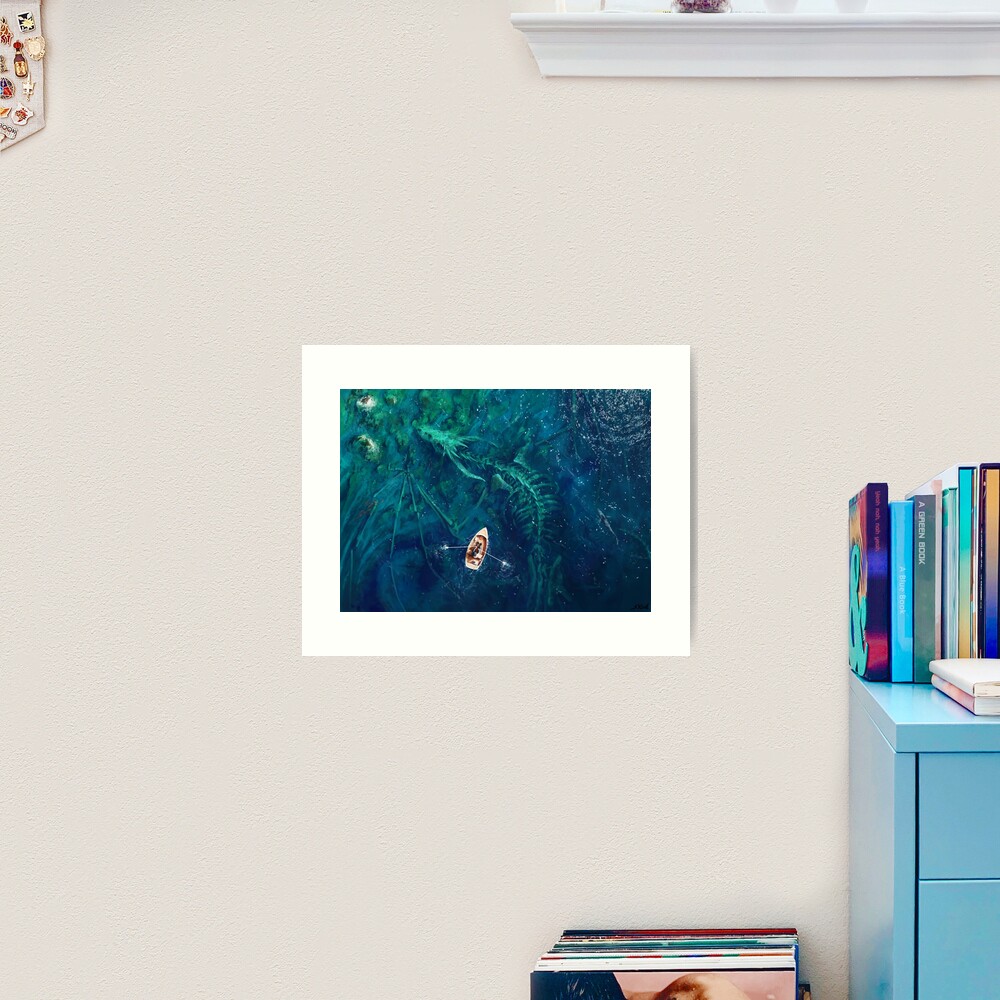 Dragon bones Art Print