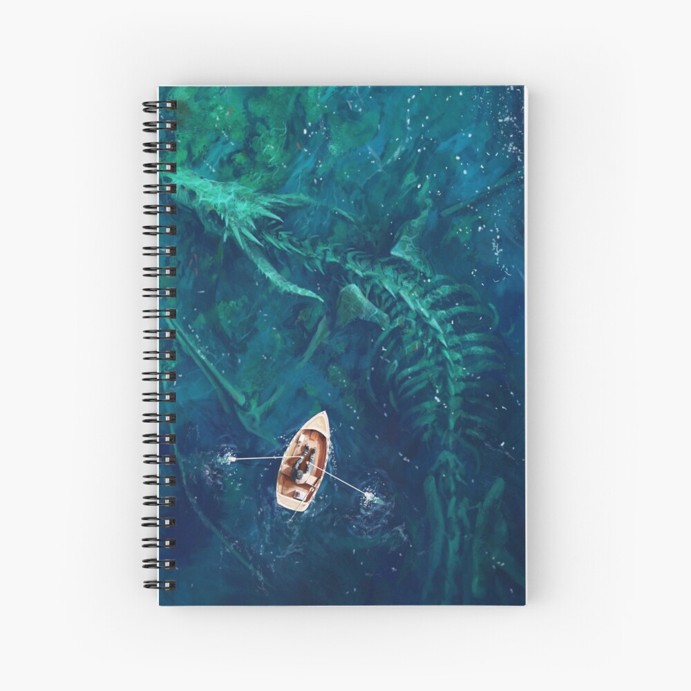 Dragon bones Spiral Notebook