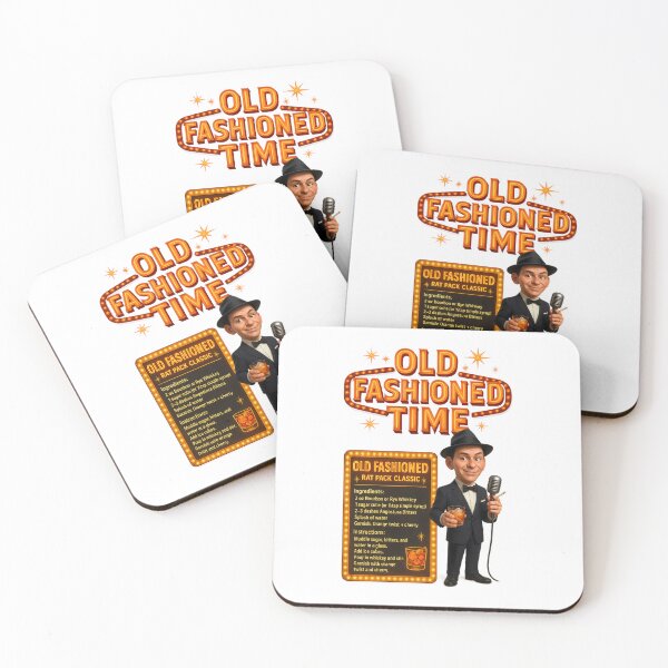 Item preview, Old Fashioned Time – Retro Cocktail Poster in Las Vegas Style designed and sold by malero-design.