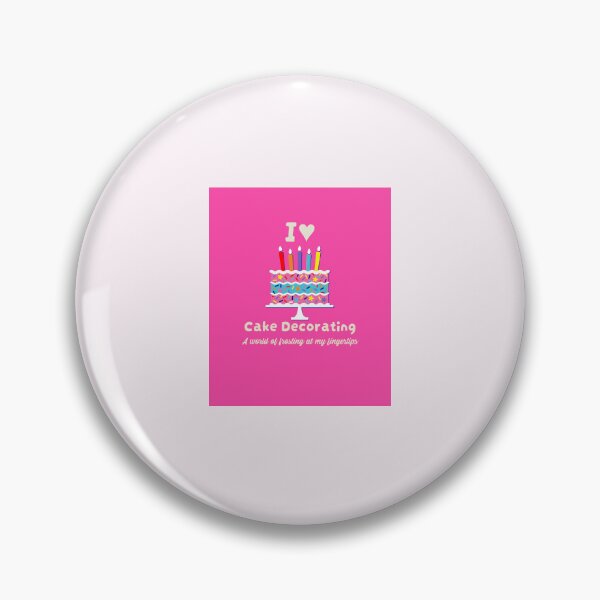 Item preview, I ♥ Cake Decorating – A World of Frosting at My Fingertips designed and sold by Novel Works Studio.