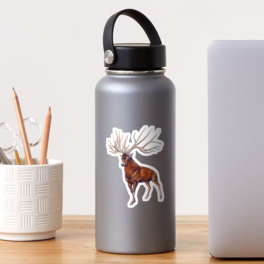 Bush-antlered deer (Eucladoceros) Sticker