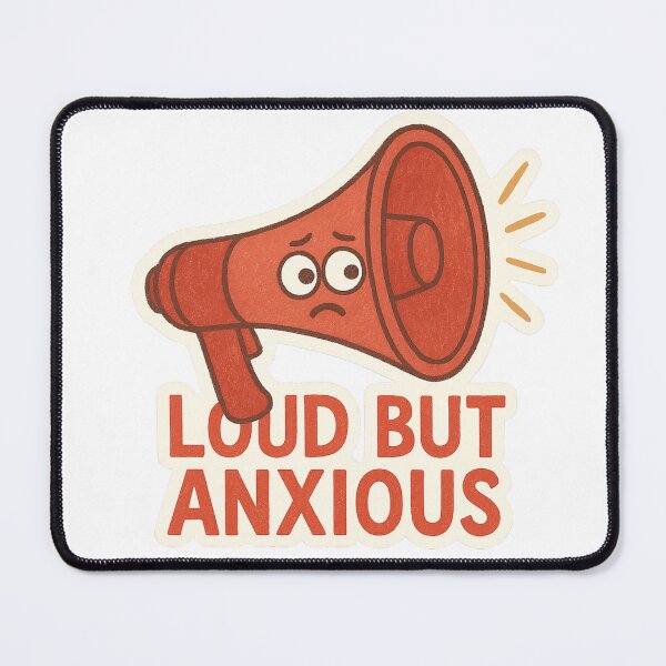 Item preview, Loud But Anxious designed and sold by SnugBugz.