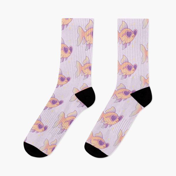 Item preview, Goldfish in Heart Shades – Pastel Sparkle Aesthetic designed and sold by wwshd.