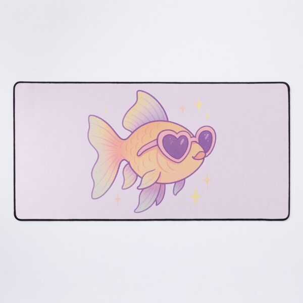 Item preview, Goldfish in Heart Shades – Pastel Sparkle Aesthetic designed and sold by wwshd.