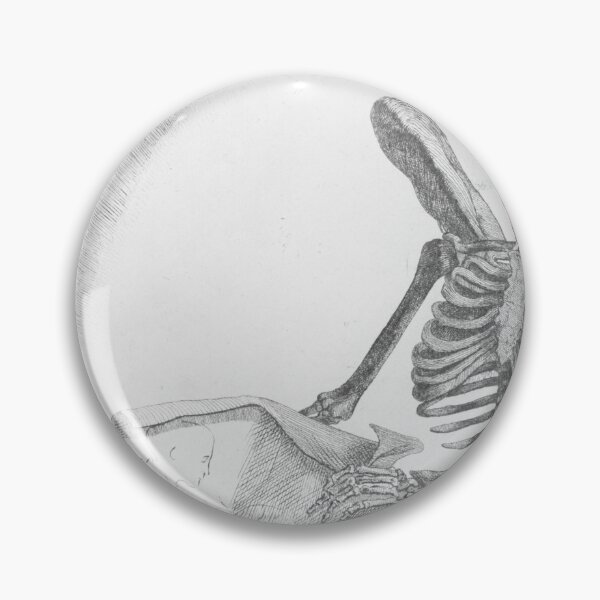Item preview, Dark Academia Gothic Skeleton Illustration by Jacques Gamelin (1779) black & white designed and sold by PureVintageLove.