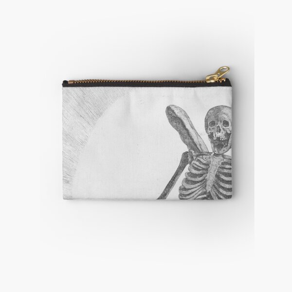 Item preview, Dark Academia Gothic Skeleton Illustration by Jacques Gamelin (1779) black & white designed and sold by PureVintageLove.
