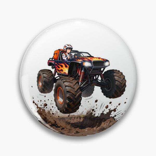 Item preview, Monster truck stunt man designed and sold by Gurjeetpixelart.
