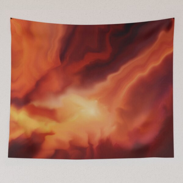Item preview,  Inferno Flow Abstract Art designed and sold by Fantacaroo Designs.