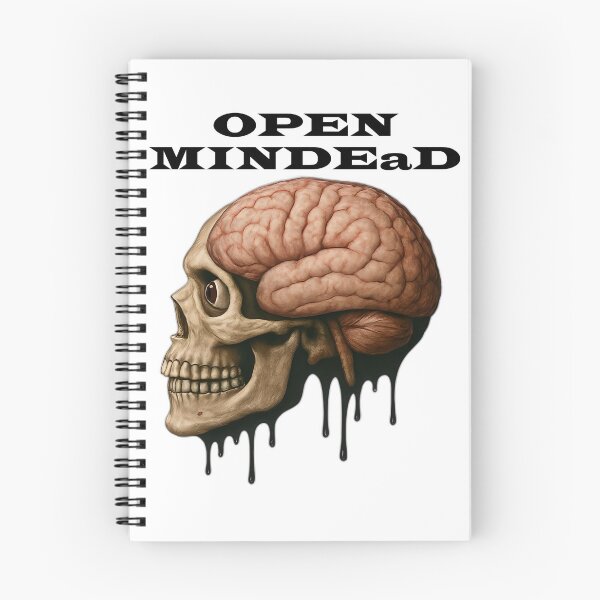Item preview, Zombie Skull - Open Minded designed and sold by NightTimeJ.