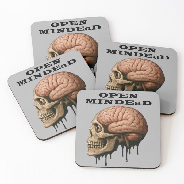Item preview, Zombie Skull - Open Minded designed and sold by NightTimeJ.