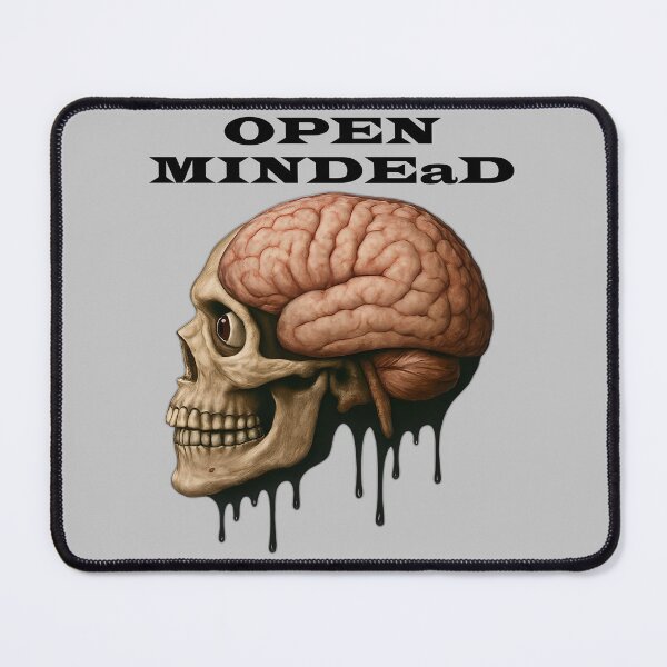 Item preview, Zombie Skull - Open Minded designed and sold by NightTimeJ.