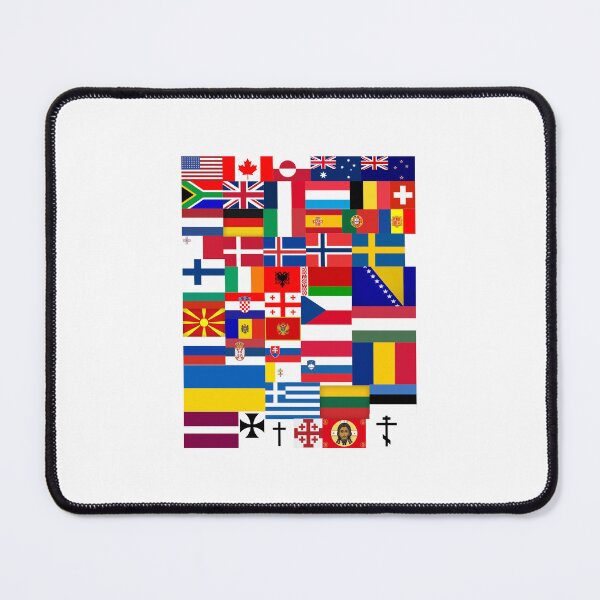 Item preview, European County flags designed and sold by Sethenics.