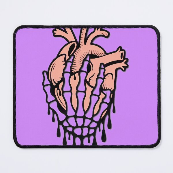 Item preview, Dripping Heart Skeleton Hand Graphic designed and sold by Nathan Huerta.