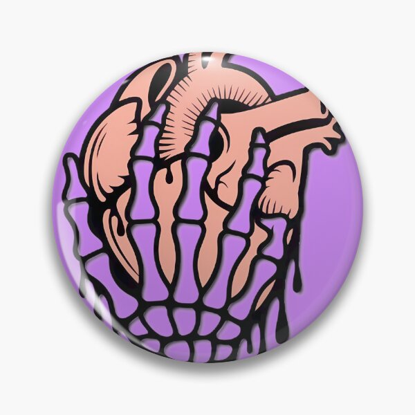 Item preview, Dripping Heart Skeleton Hand Graphic designed and sold by Nathan Huerta.