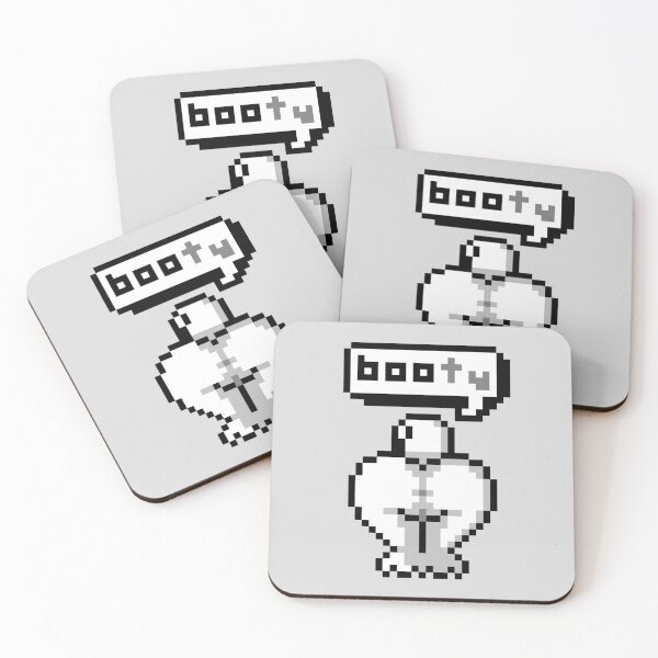 Item preview, Ghostly BOO-ty designed and sold by Trilobutt's Pixel Butts.