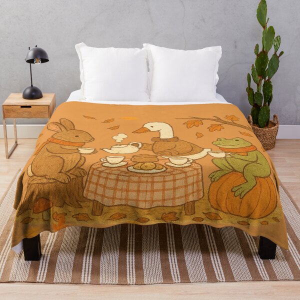 Item preview, Woodland Animal tea party- Autumn Cozy Vibe designed and sold by Artistusha.