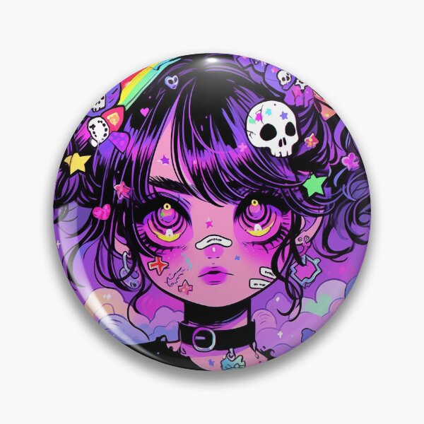 Item preview, Pastel Goth Rainbow Anime Dream designed and sold by bubblegoth.