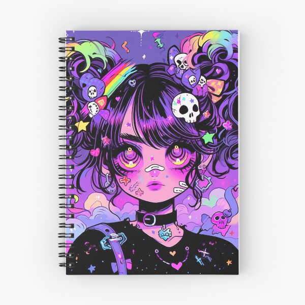 Item preview, Pastel Goth Rainbow Anime Dream designed and sold by bubblegoth.