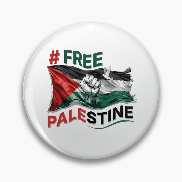 Item preview, English: Free Palestine Flag T-Shirt – Solidarity & Peace Design designed and sold by lilking31.