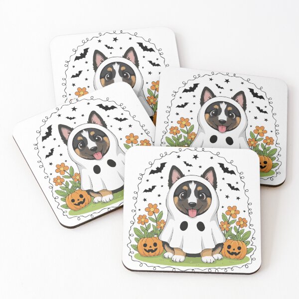 Item preview, Belgian Tervuren Puppy Ghost – Cute Halloween Dog Costume designed and sold by The Real Life Symphony.