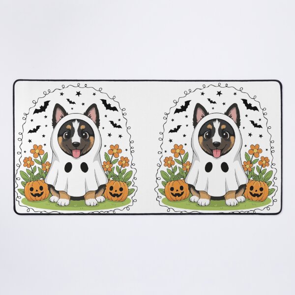 Item preview, Belgian Tervuren Puppy Ghost – Cute Halloween Dog Costume designed and sold by The Real Life Symphony.