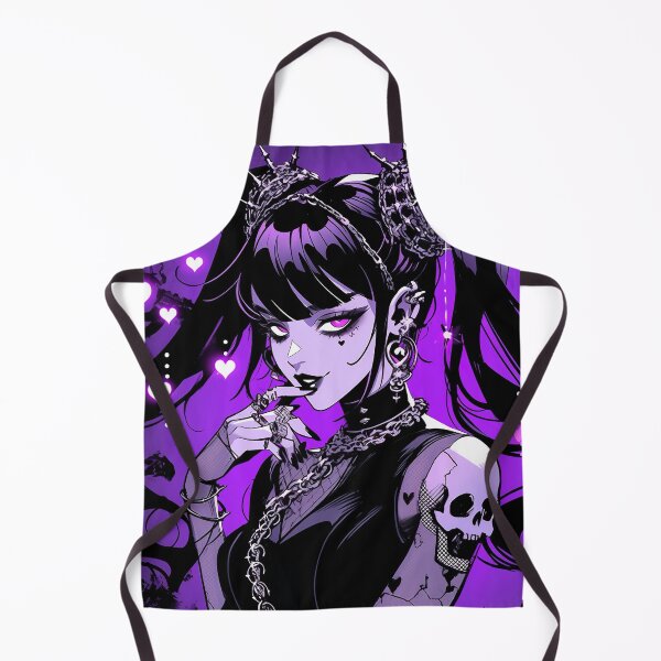 Item preview, Violet Vixen Goth Anime Charm designed and sold by bubblegoth.