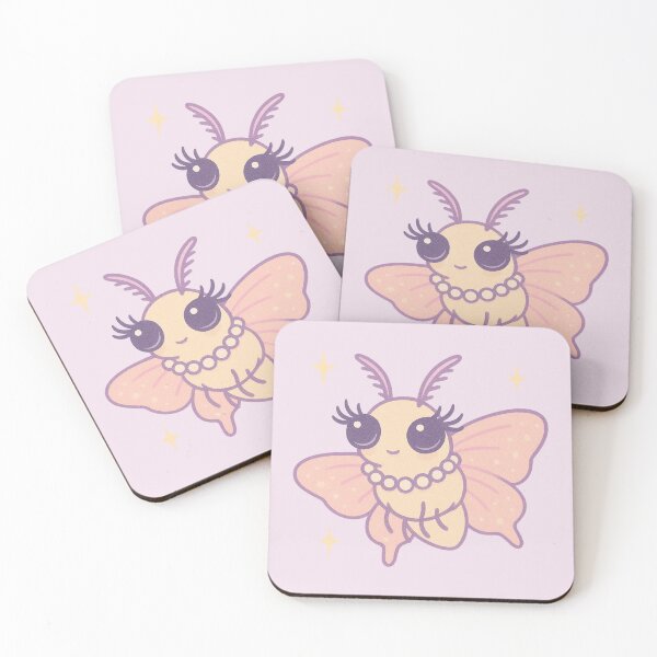 Item preview, Moth with Mascara – Pastel Sparkle Aesthetic designed and sold by wwshd.