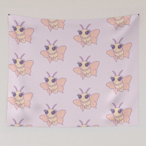Item preview, Moth with Mascara – Pastel Sparkle Aesthetic designed and sold by wwshd.