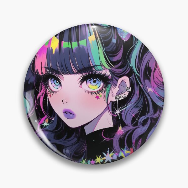 Item preview, Neon Starlight Anime Ponytails designed and sold by bubblegoth.