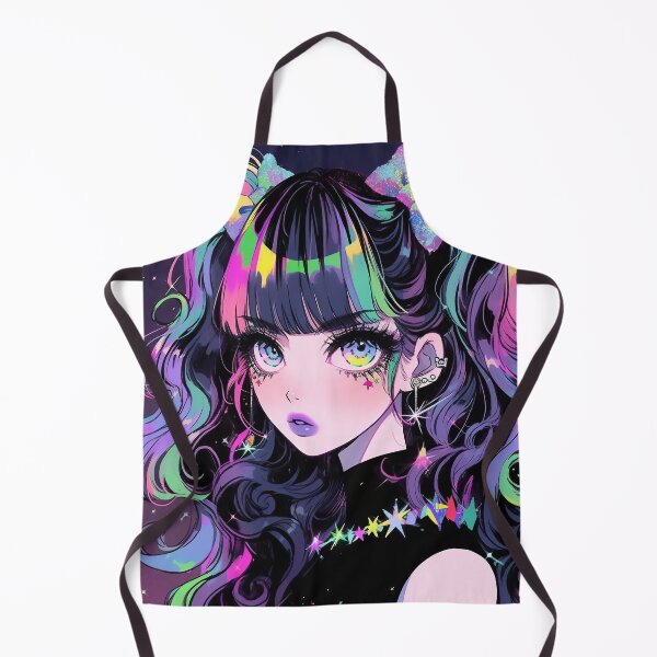 Item preview, Neon Starlight Anime Ponytails designed and sold by bubblegoth.
