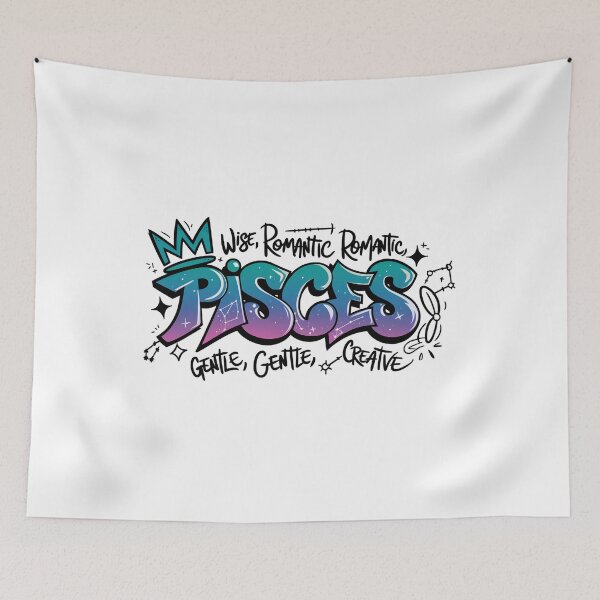Item preview, Pisces Zodiac Personality Graphic – Astrology Star Sign Design for Dreamy Pisces designed and sold by JoeZigns81.