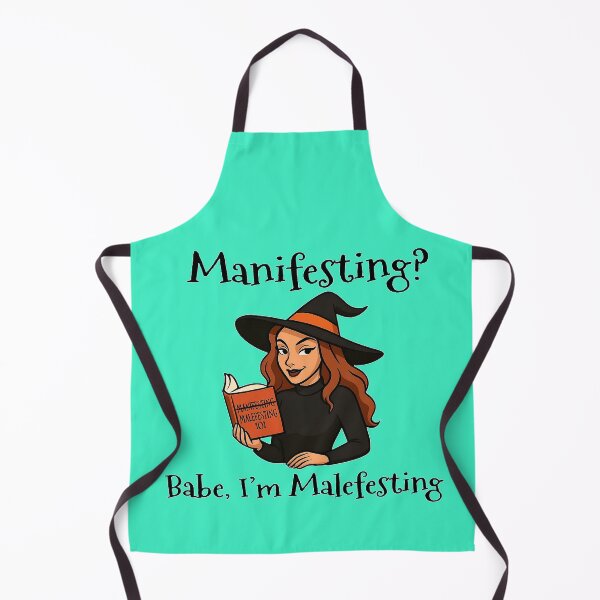 Item preview, Manifesting Malefesting Witchy Quote – Funny Sarcastic Witch Aesthetic Print designed and sold by DeanBlacksmith.