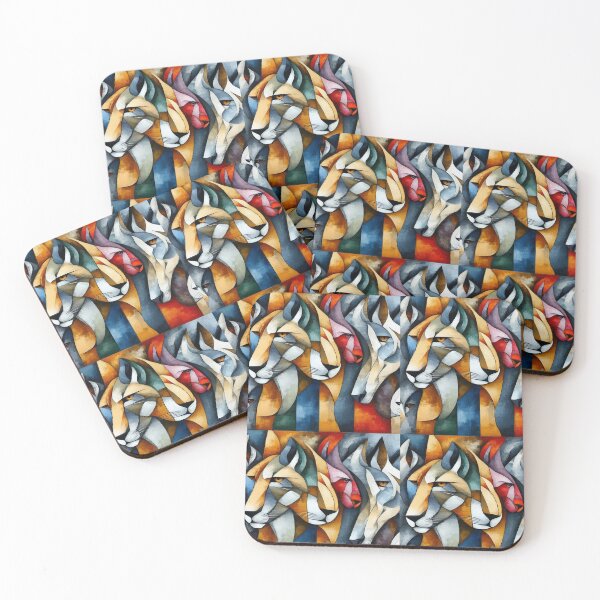 Item preview, Camiseta con estampado de arte cubista Fractura Pulse of the Wild designed and sold by FracturaArt.